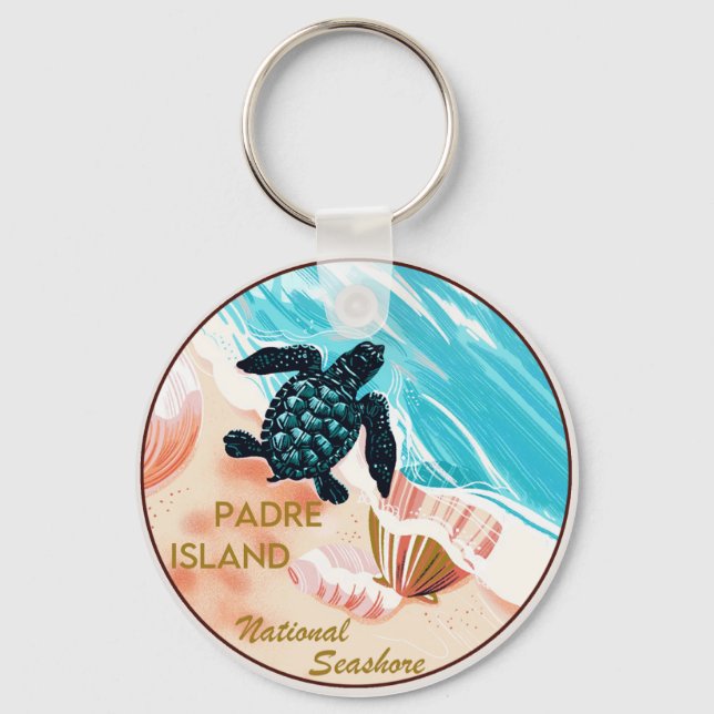 Padre Island National Seashore Keychain (Front)