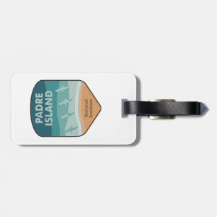 Padre Island National Seashore Texas Seagulls Luggage Tag