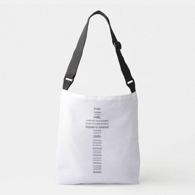 Padre nuestro crossbody bag (Front)
