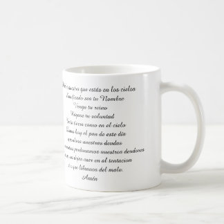 PADRE NUESTRO SPANISH LORD'S PRAYER PRAYER MUG