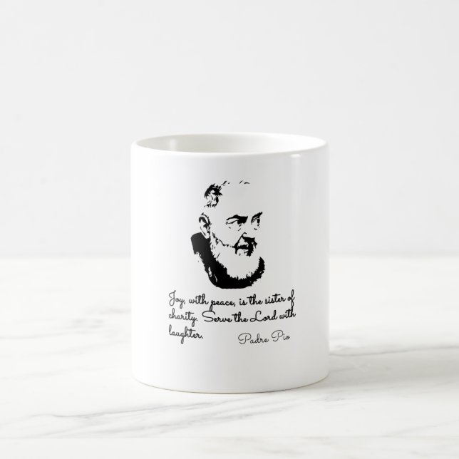 Padre Pio Coffee Mug (Center)