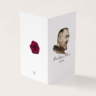 Padre Pio Condolence Catholique Merci Cartes
