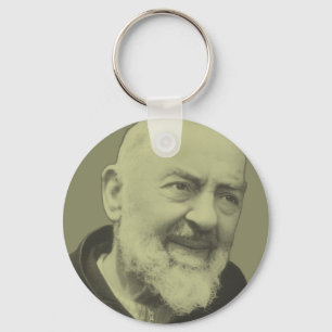 Padre Pio of Pietrelcina  Keychain