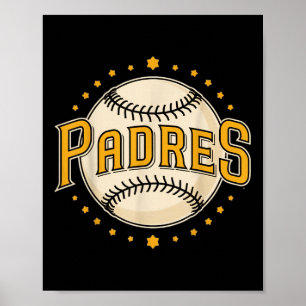 Padres Name 90s I Love Padres Personalized Name Vi Poster