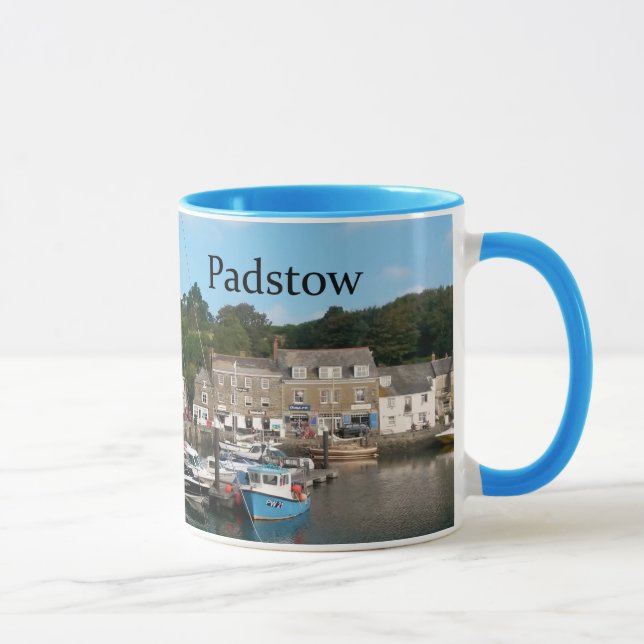 Padstow Cornwall England Mug (Right)