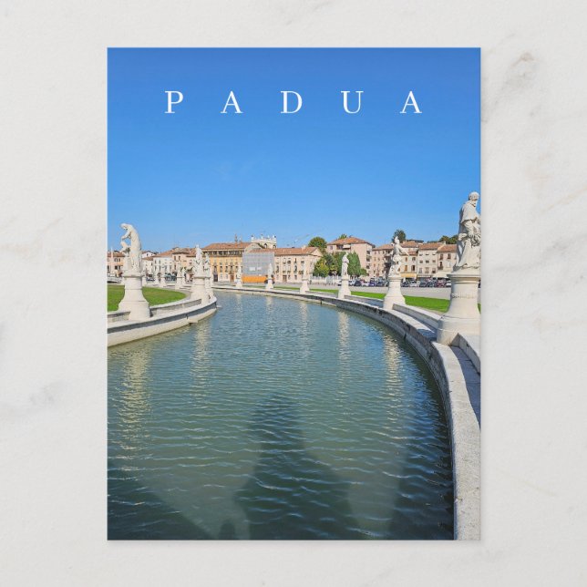 Padua Prato della Valle view postcard (Front)