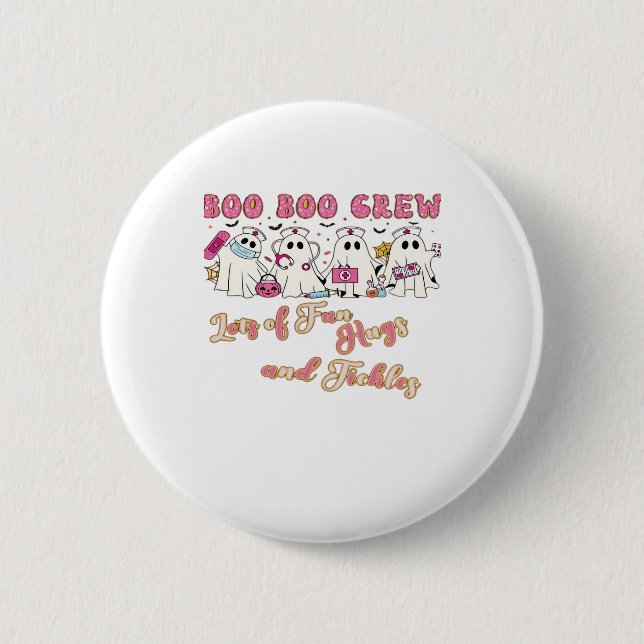 Paediactric Nurse Fun Halloween Design Essential T 2 Inch Round Button (Front)