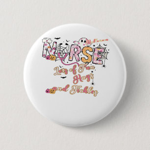 Paediactric Nurse Fun Halloween Design Essential T 2 Inch Round Button