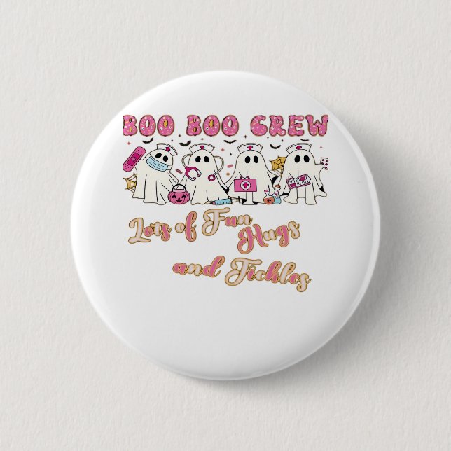 Paediactric Nurse Fun Halloween Design Essential T 2 Inch Round Button (Front)