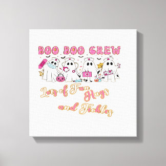 Paediactric Nurse Fun Halloween Design Essential T Canvas Print