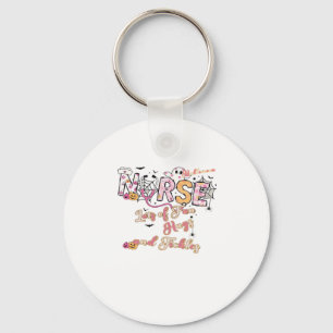 Paediactric Nurse Fun Halloween Design Essential T Keychain