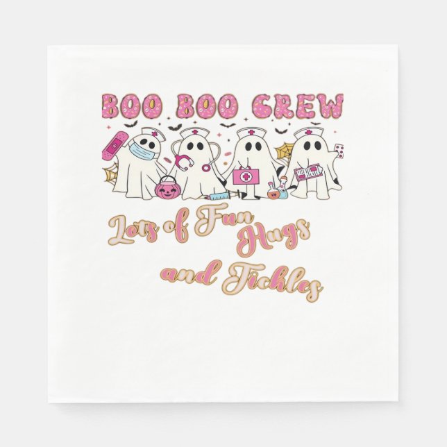 Paediactric Nurse Fun Halloween Design Essential T Napkin (Front)