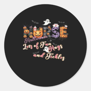 Paediactrics Nurse Fun Halloween Design Essential  Classic Round Sticker