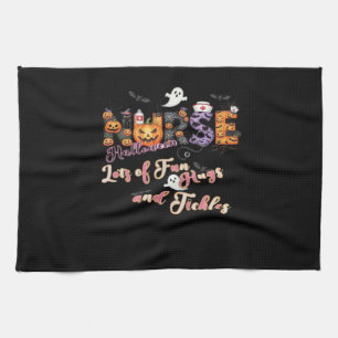Paediactrics Nurse Fun Halloween Design Essential  Kitchen Towel