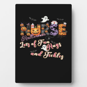Paediactrics Nurse Fun Halloween Design Essential Plaque