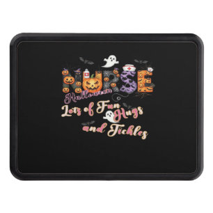 Paediactrics Nurse Fun Halloween Design Essential  Trailer Hitch Cover
