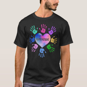 Paediatric Physiotherapist Hand Heart T-Shirt