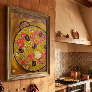 Paella De Marisco Painting by Alfred Fox Poster