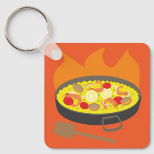 Paella Keychain