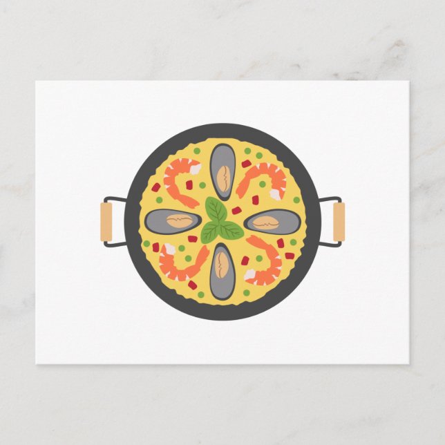 Paella Meal Postcard (Front)