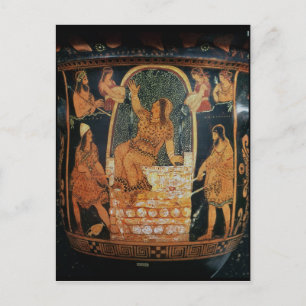 Paestan Redfigured 'bell-krater' Postcard