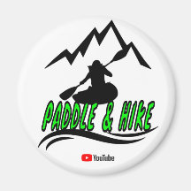 pagaie et aimant de randonnée
