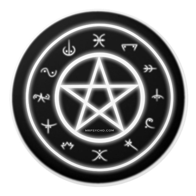 Pagan Art Ceramic Knob (Front)