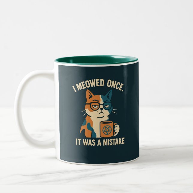 pagan cat coffee cup (Left)