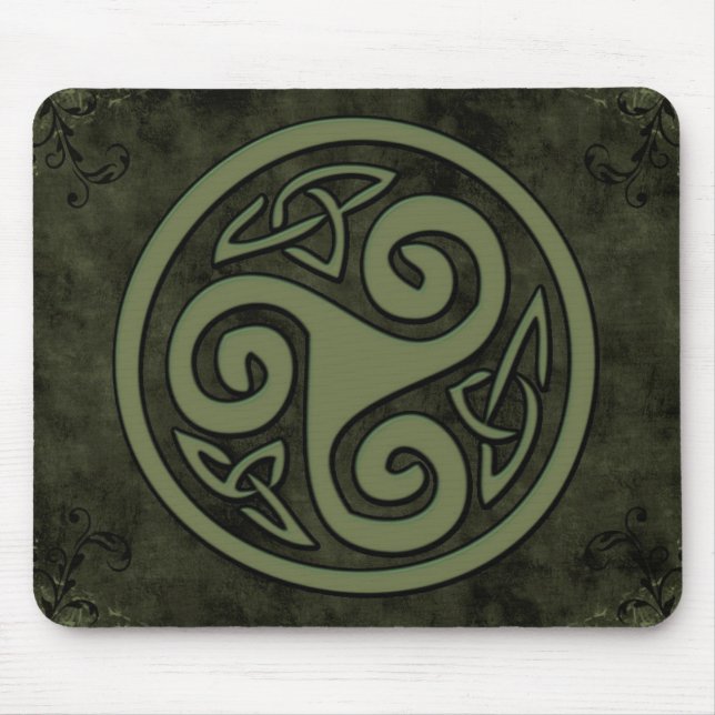Pagan Celtic Triskelion Mouse Pad (Front)