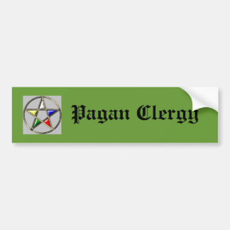Pagan Clergy Bumper Sticker
