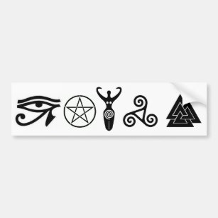 Pagan Faiths Bumper Sticker