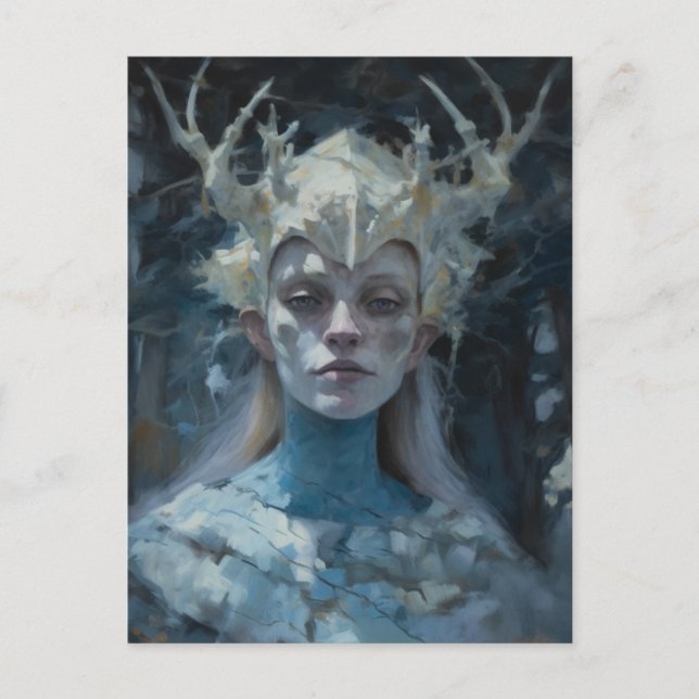 Pagan Forest Goddess Postcard (Front)