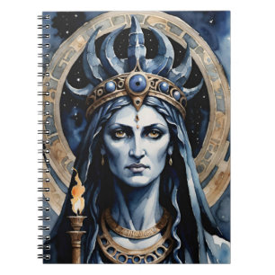 Pagan Greek Goddess Hecate Occult Mystical Queen Notebook