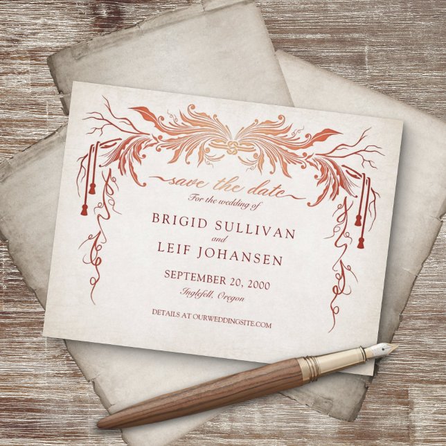 Pagan Handfasting Wedding Save The Date (Creator Uploaded)