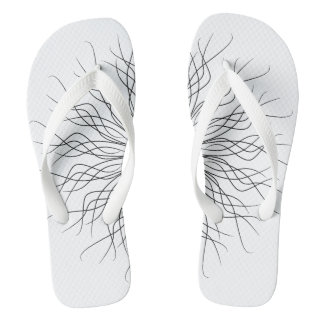 pagan mandala flip flops