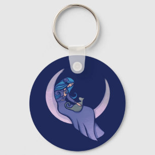 Pagan moon Goddess MoonChild  Keychain