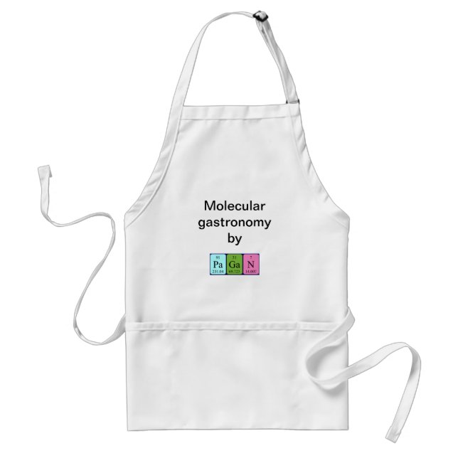 Pagan periodic table name apron (Front)