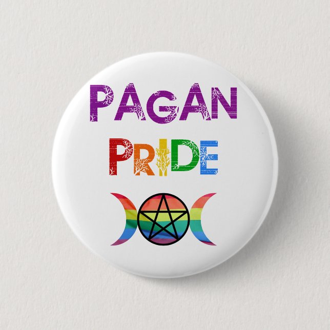 Pagan Pride 2 Inch Round Button (Front)