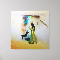 Pagan Priestess Raven Occult Dark Witchy AI Art