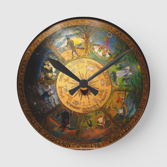 PAGAN SEASONS WALL CLOCK (Front)