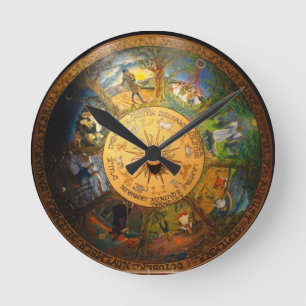PAGAN SEASONS WALL CLOCK