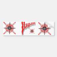 Pagan Star Bumper Sticker