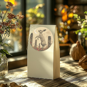 Pagan Stone Circle Dancing Hare Envelope Seal