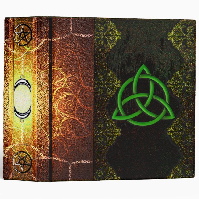 Pagan Tome Dark Magic Spells Wiccan &amp; Witchcraft 1 Binder (Front/Spine)