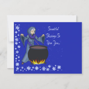 Pagan Winter Greetings Postcard