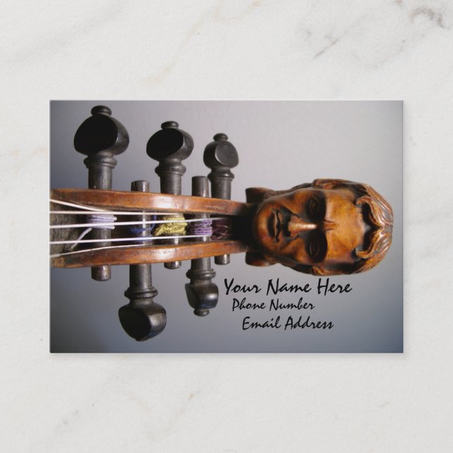 Paganini Scroll Business/Profile Card (Front)