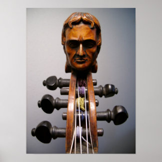 Paganini Scroll Photo - Customized Poster