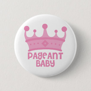 Pagant Baby 2 Inch Round Button