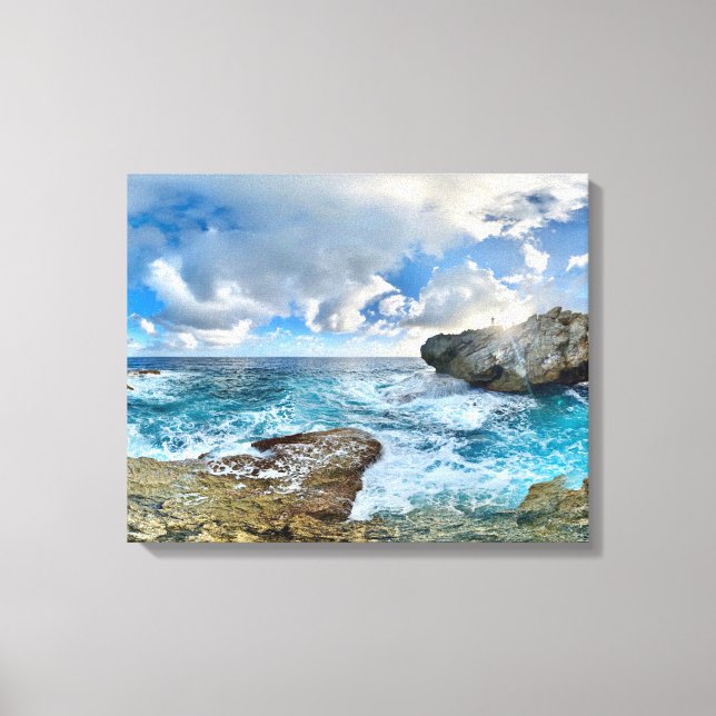 Pagat Coastline in Guam Canvas Print (Front)