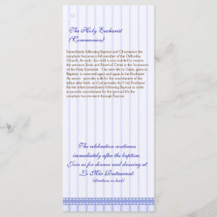 Page 5/5 Greek Orthodox Church Baptism Program